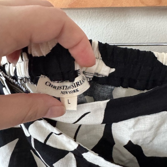 Christian Siriano B & W Floral Skirt & Top Set - Picture 5 of 12